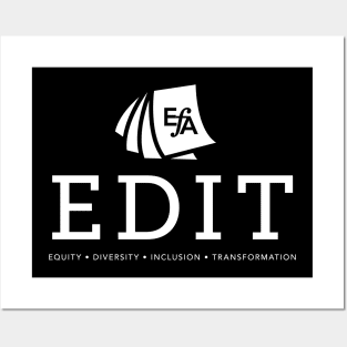 EFAs EDIT Committee Logo in white Posters and Art